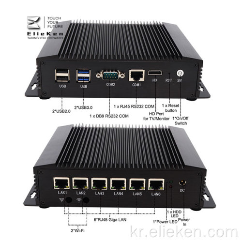 6LAN 미니 PC WiFi 라우터 코어 i5 pfsense